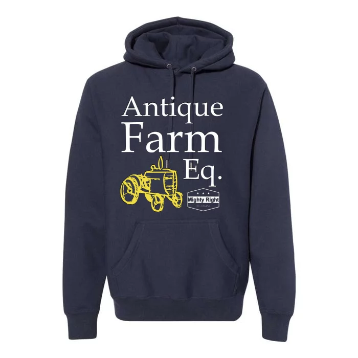 Antique Farm Equipment Premium Hoodie