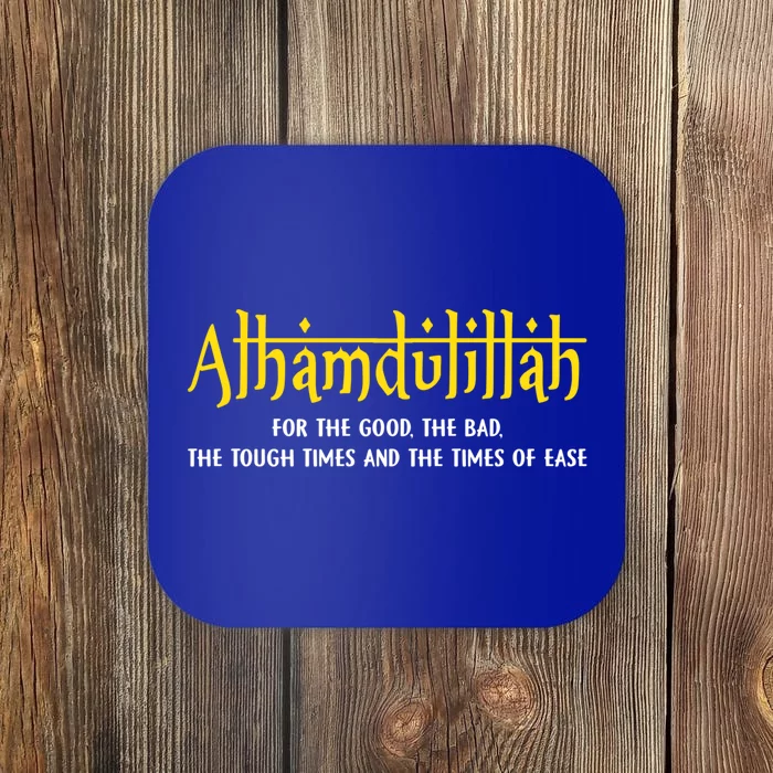 Alhamdulillah For Everything Islamic Gift For Muslim Gift Coaster