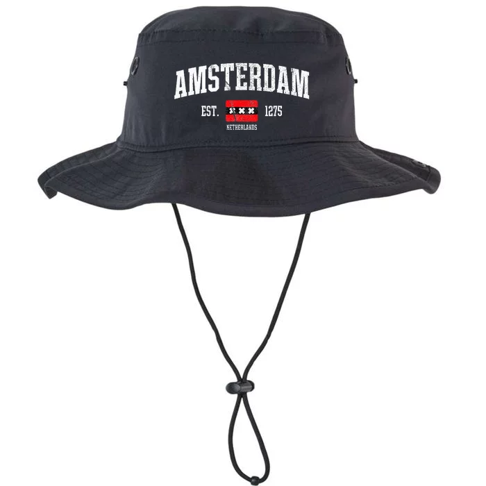 Amsterdam Flag Est. 1275 Netherlands Souvenir Legacy Cool Fit Booney Bucket Hat