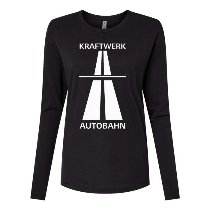 Autobahn For Fun Fast Driving In Germany Womens Cotton Relaxed Long Sleeve T-Shirt