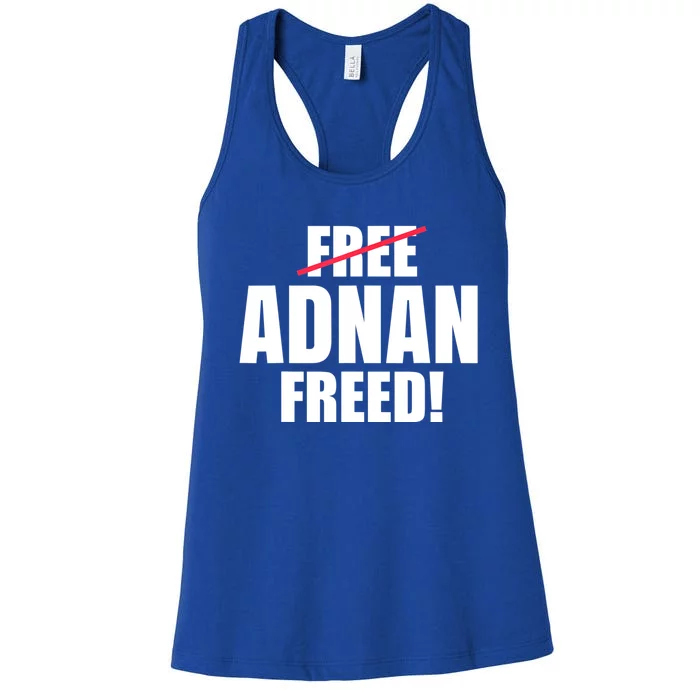 Adnan Freed Free Adnan Women's Racerback Tank