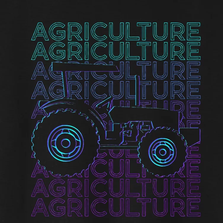 Agriculture Farming Farmer Women's Crop Top Tee