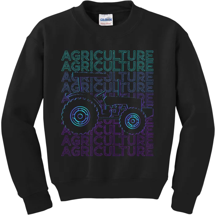 Agriculture Farming Farmer Kids Sweatshirt