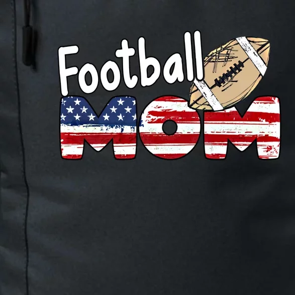 American Flag Football Mom Gift Mom Lovers American Football Gift Daily Commute Backpack