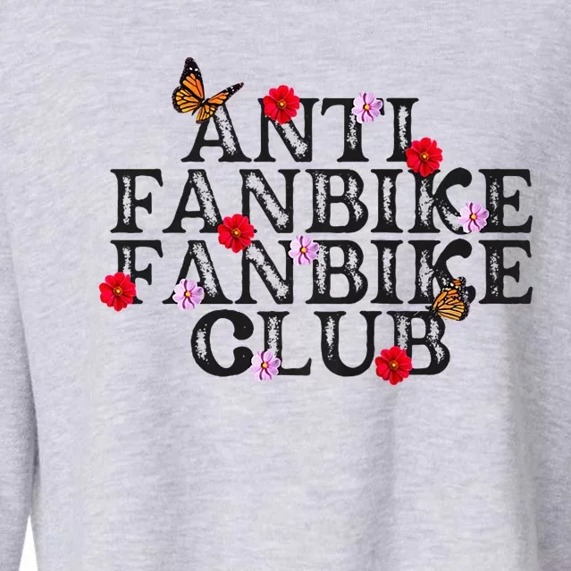 Anti Fanbike Fanbike Club Cropped Pullover Crew