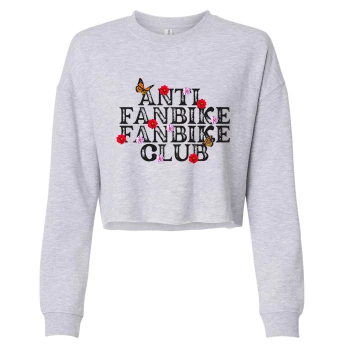 Anti Fanbike Fanbike Club Cropped Pullover Crew