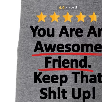 Awesome Friend Funny Gift Idea For BFF Doggie 3-End Fleece Hoodie