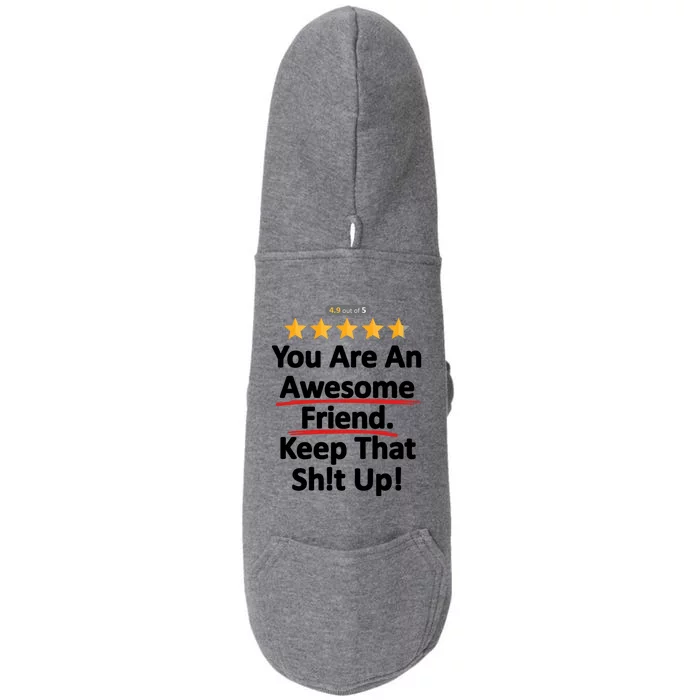 Awesome Friend Funny Gift Idea For BFF Doggie 3-End Fleece Hoodie