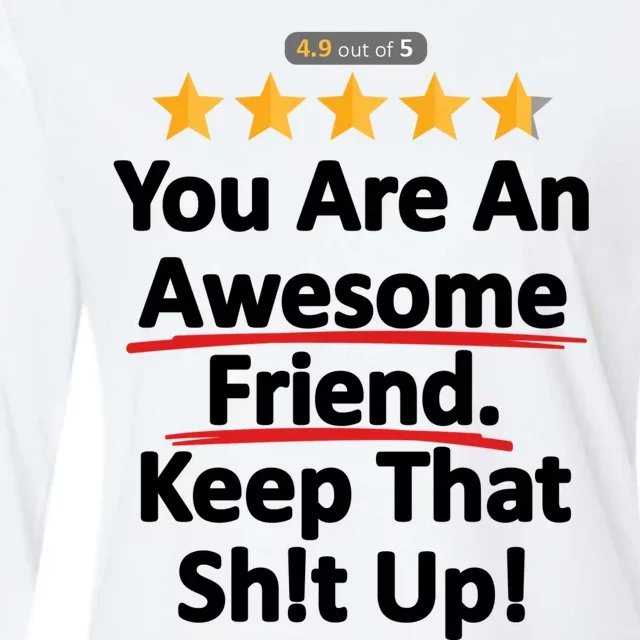 Awesome Friend Funny Gift Idea For BFF Womens Cotton Relaxed Long Sleeve T-Shirt