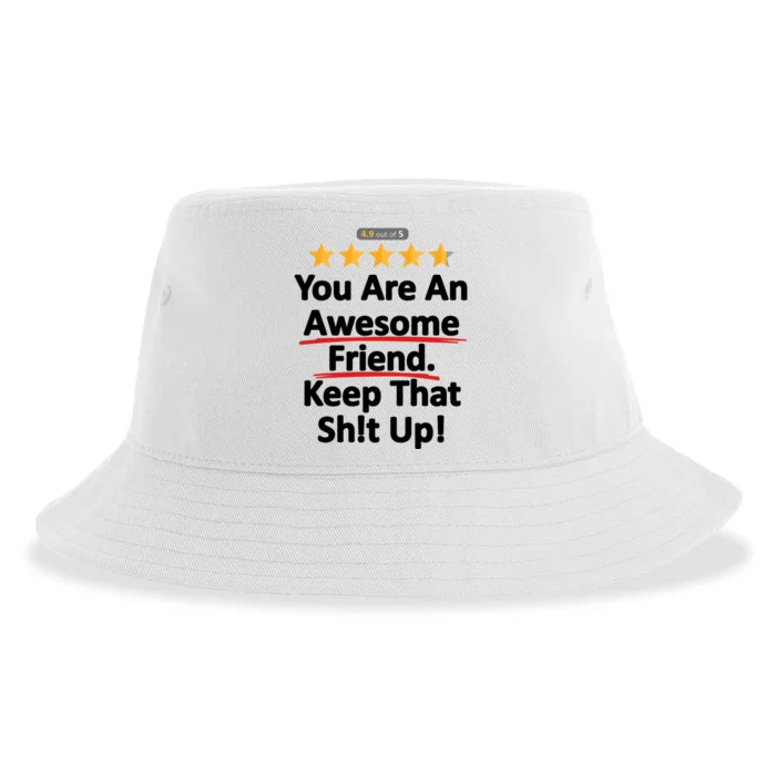 Awesome Friend Funny Gift Idea For BFF Sustainable Bucket Hat