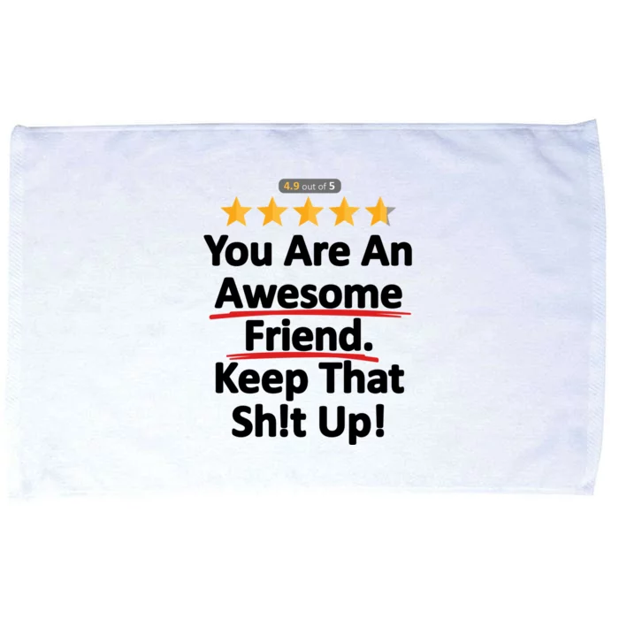 Awesome Friend Funny Gift Idea For BFF Microfiber Hand Towel