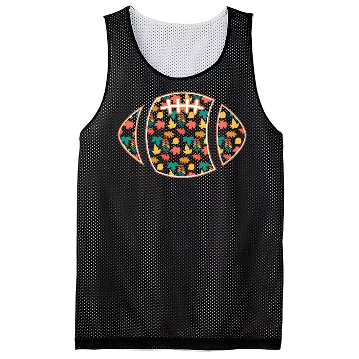 American Football Fall For Family Mesh Reversible Basketball Jersey Tank