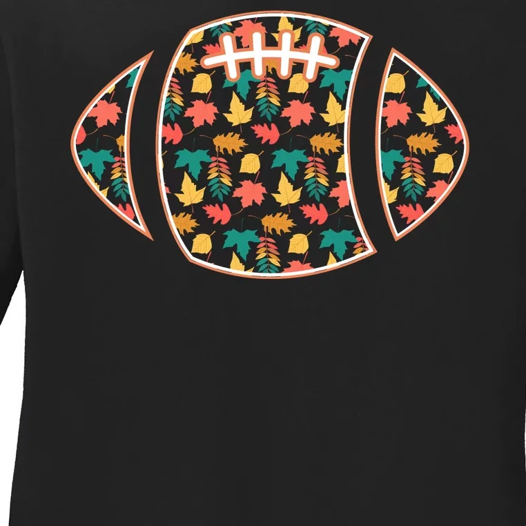 American Football Fall For Family Ladies Long Sleeve Shirt