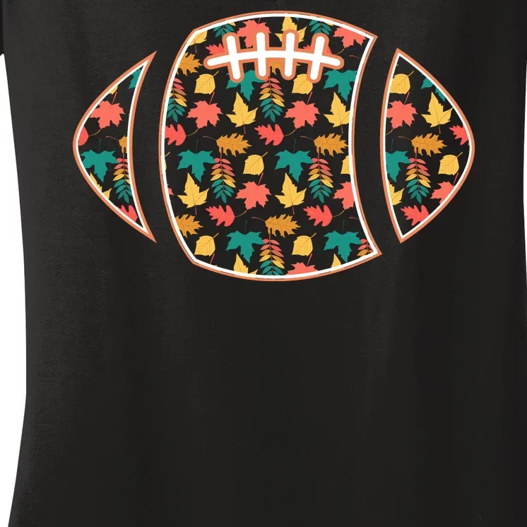 American Football Fall For Family Women's V-Neck T-Shirt