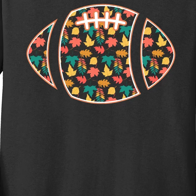 American Football Fall For Family Kids Long Sleeve Shirt