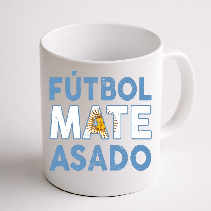 Argentina Flag Futbol Mate Asado Argentinian Pride Front & Back Coffee Mug