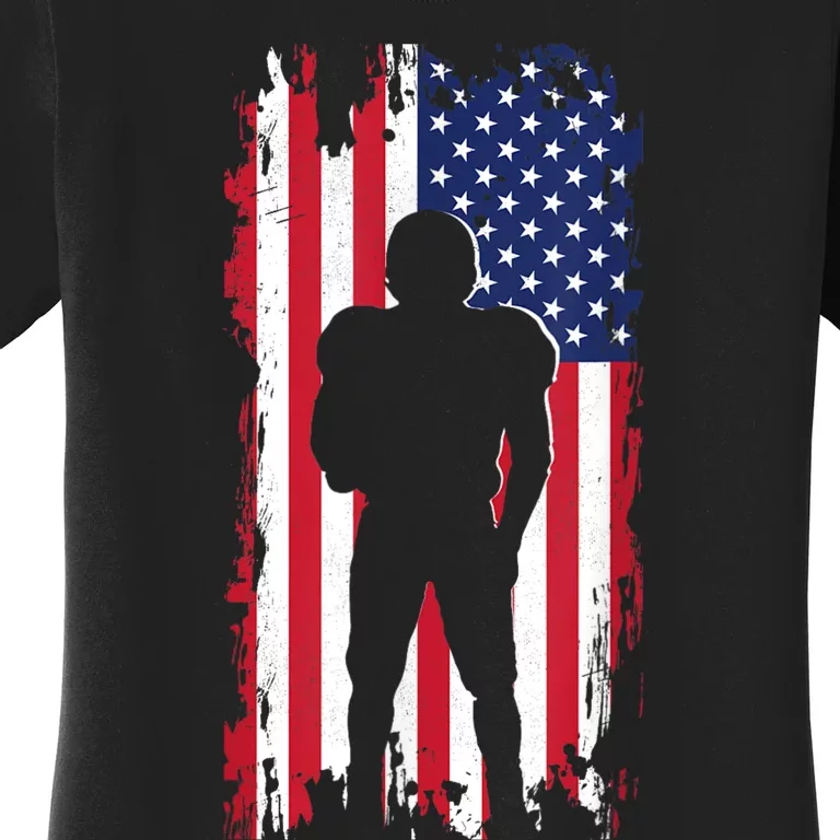 America Football Flag Women's T-Shirt