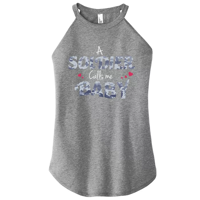 Army Friend Funny Gift For Proud Army Wives And Friends Women’s Perfect Tri Rocker Tank