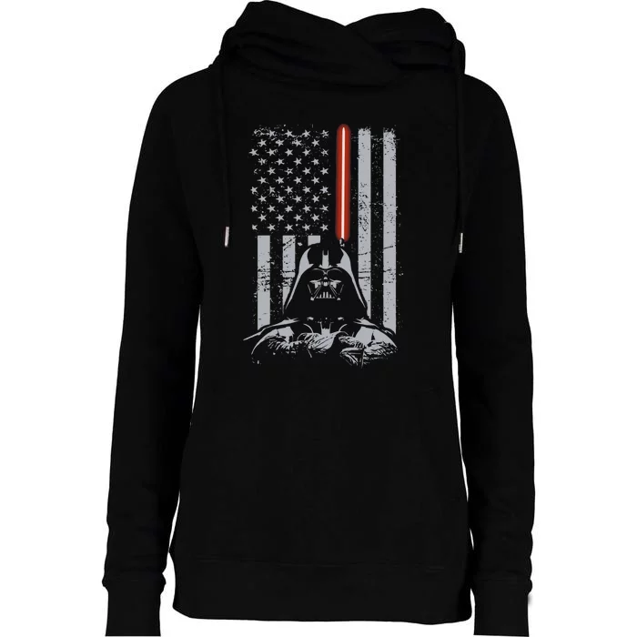 America Flag Funny Dad Humor Father's Day Womens Funnel Neck Pullover Hood