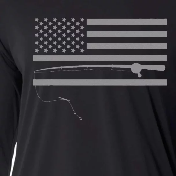 American Flag Fishing Apparel Fishing Cooling Performance Long Sleeve Crew