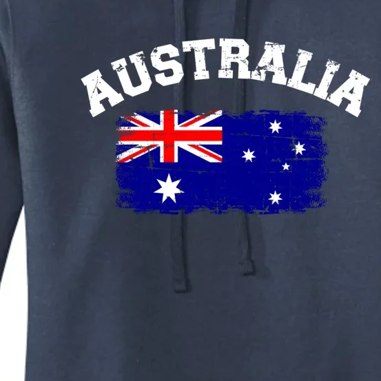 Australia Flag Funny Gift Women's Pullover Hoodie