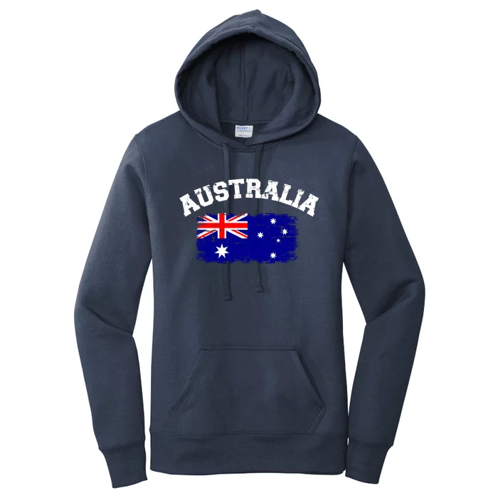 Australia Flag Funny Gift Women's Pullover Hoodie