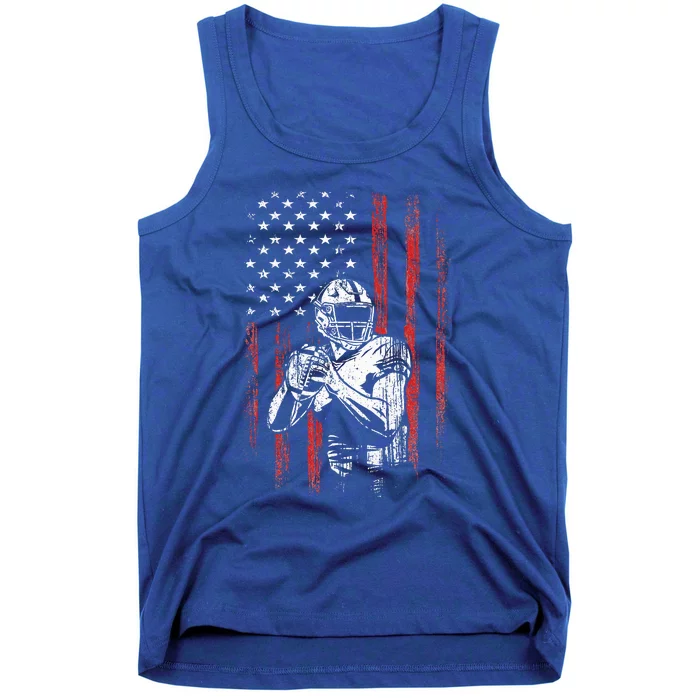 American Flag Football Team Gift Tank Top