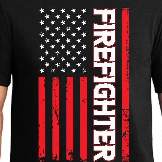 American Flag Firefighter USA United States Pajama Set