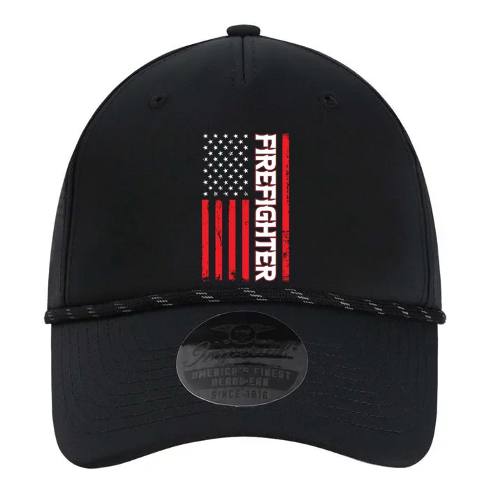 American Flag Firefighter USA United States Performance The Dyno Cap