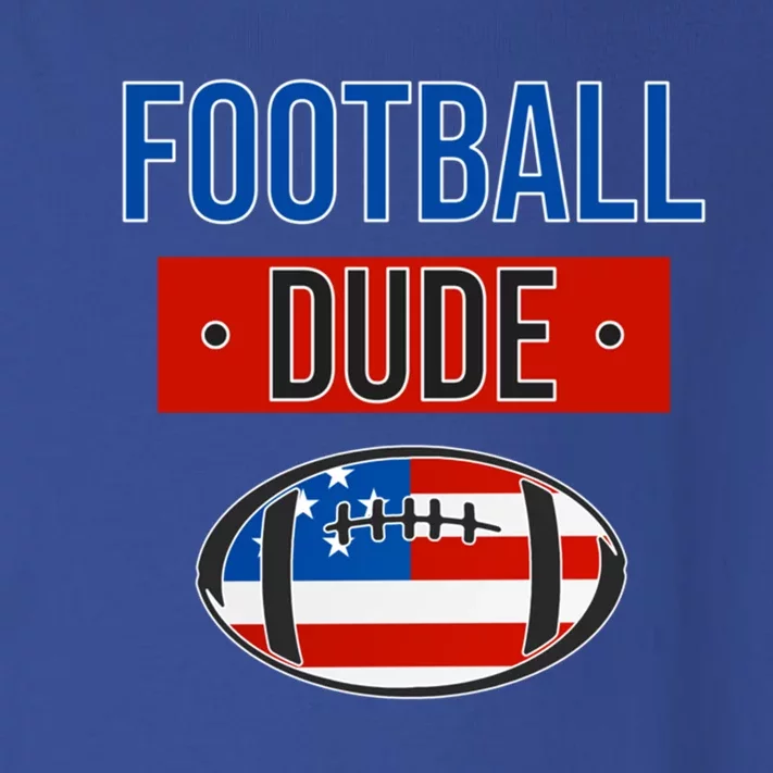 American Flag Football Gift Perfect Dude Gift Usa Dude Meaningful Gift Toddler Long Sleeve Shirt