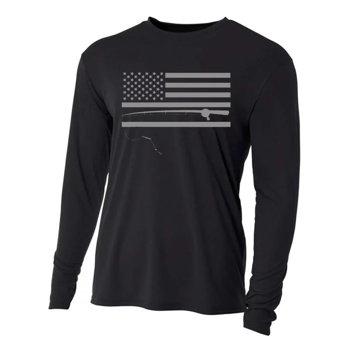 American Flag Fishing Apparel Fishing Cooling Performance Long Sleeve Crew