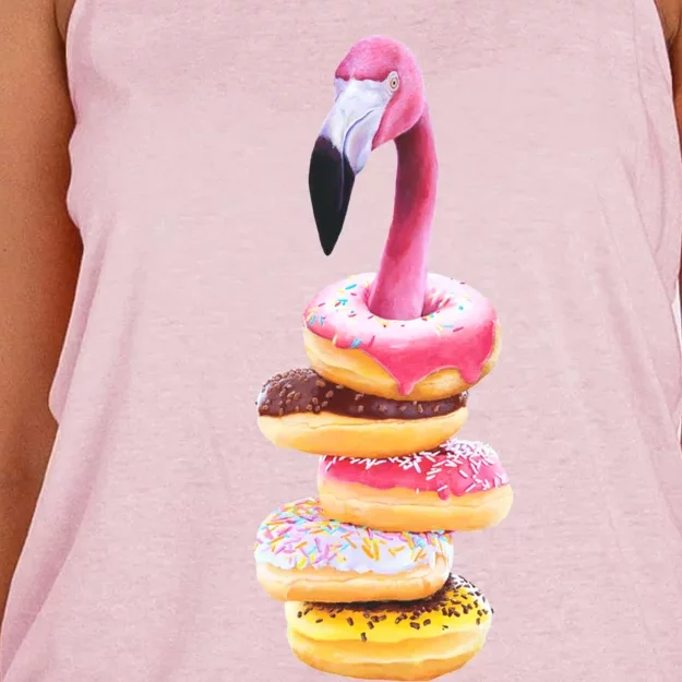 A Famished Flamingo Women's Knotted Racerback Tank