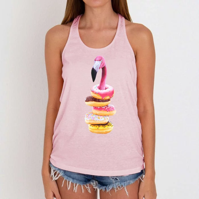 A Famished Flamingo Women's Knotted Racerback Tank