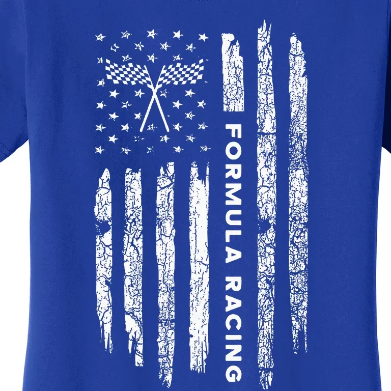 American Flag Formula Racing Women's T-Shirt