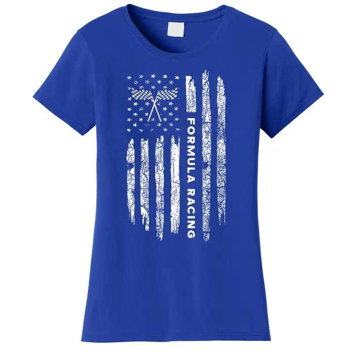 American Flag Formula Racing Women's T-Shirt