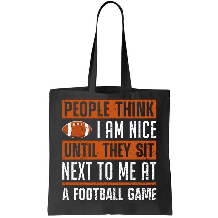 American Fantasy Football Slogan Graphic Tote Bag