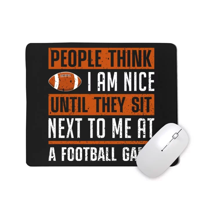 American Fantasy Football Slogan Graphic Mousepad