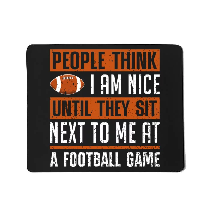 American Fantasy Football Slogan Graphic Mousepad