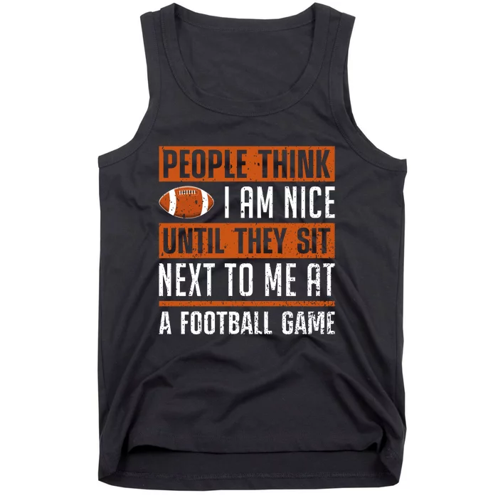 American Fantasy Football Slogan Graphic Tank Top