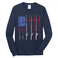 American Flag Fishing Rod T-shirt