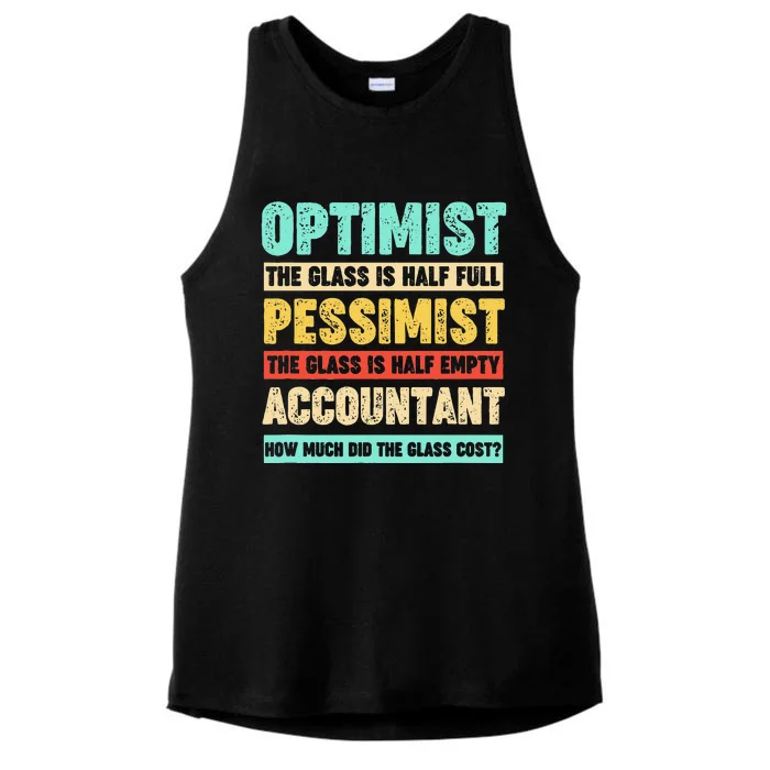 Accountant Funny For Accountant Ladies Tri-Blend Wicking Tank