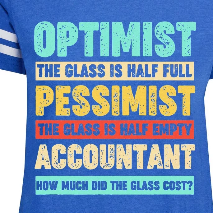 Accountant Funny For Accountant Enza Ladies Jersey Football T-Shirt