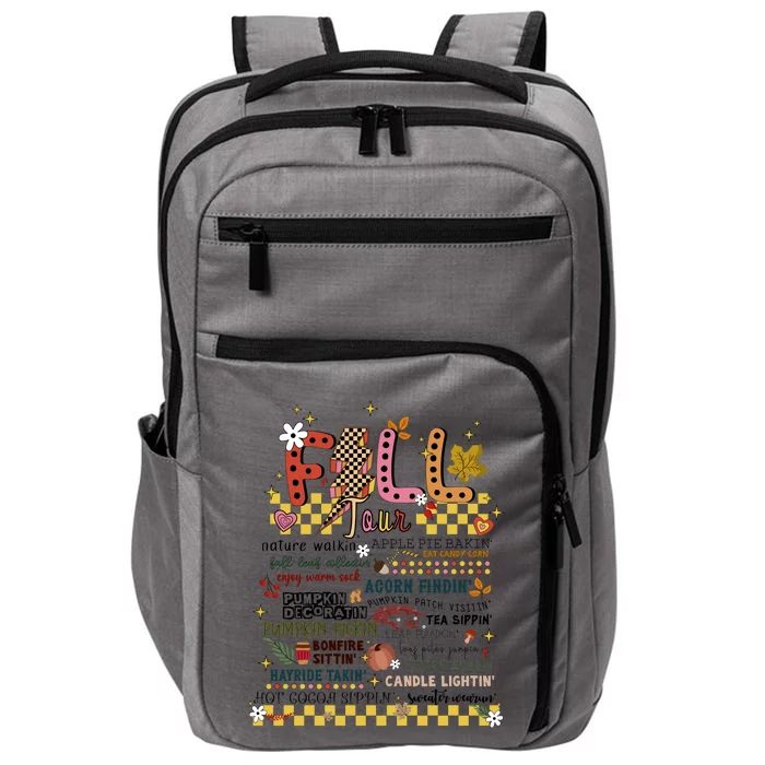 Autumn Fall Graphic Impact Tech Backpack