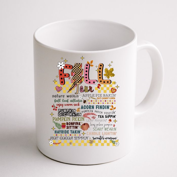 Autumn Fall Graphic Front & Back Coffee Mug