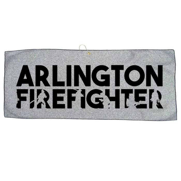 Arlington Firefighter Gift Firefighter Dad Gift Meaningful Gift Large Microfiber Waffle Golf Towel