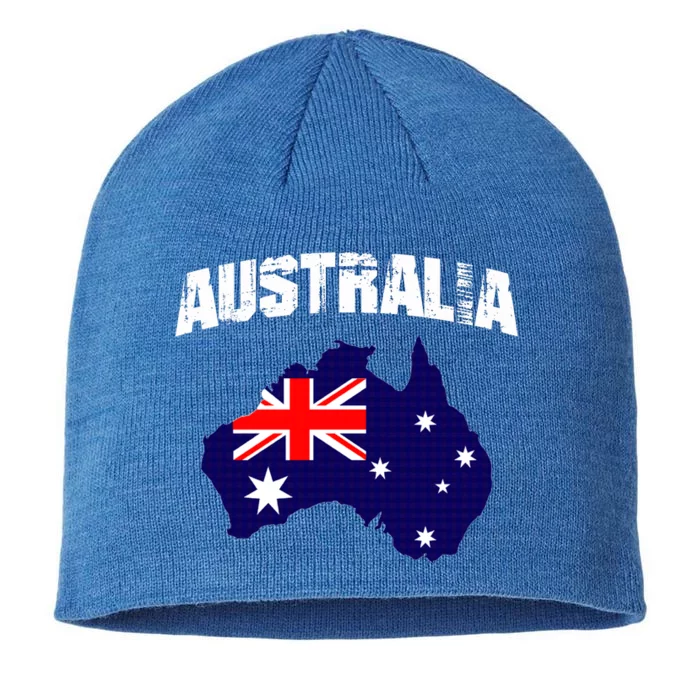 Australia Flag Gift 8 1/2in Sustainable Knit Beanie