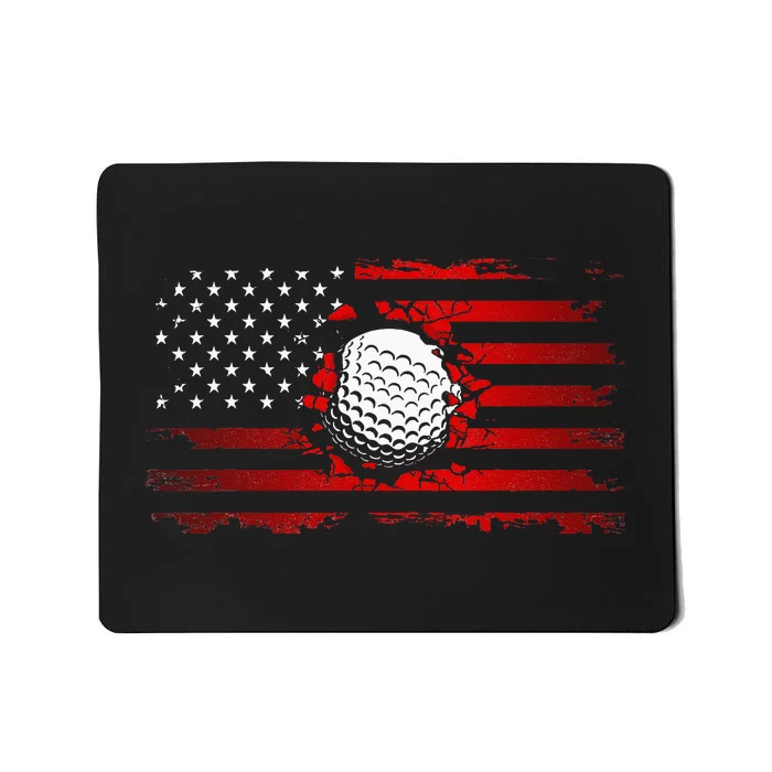 American Flag Golf Mousepad