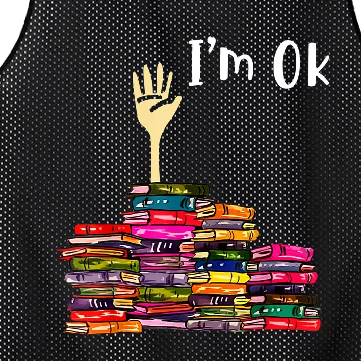 A Funny Gift For Reading Books Librarian Readers Nerd Mesh Reversible Basketball Jersey Tank