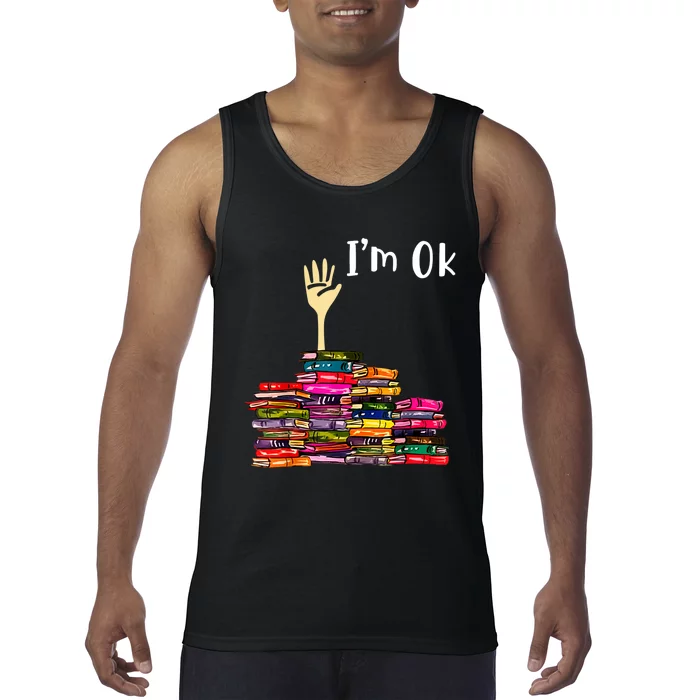 A Funny Gift For Reading Books Librarian Readers Nerd Tank Top