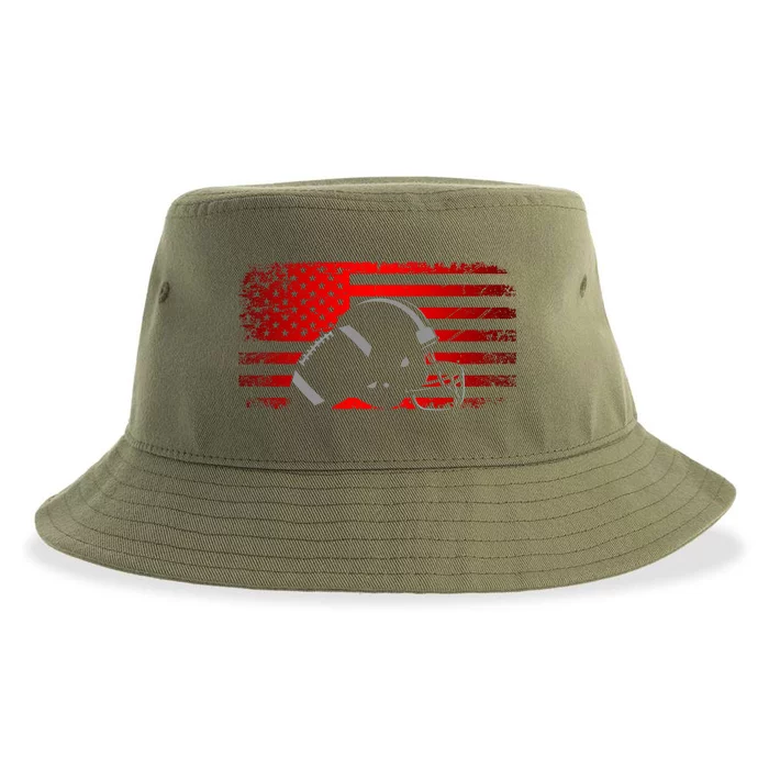 American Football Gift Football Gift Sustainable Bucket Hat